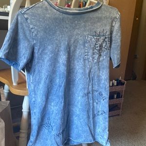 Super cool acid washed graphic tee
